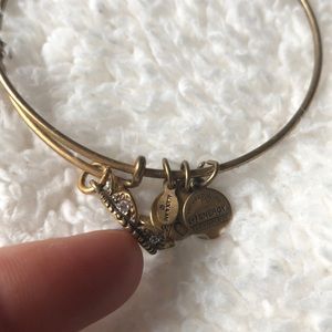 CROWN ALEX AND ANI BRONZE BRACELET